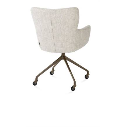 XOOON wielen - alu frame in steelbrown - stof Luton Creme