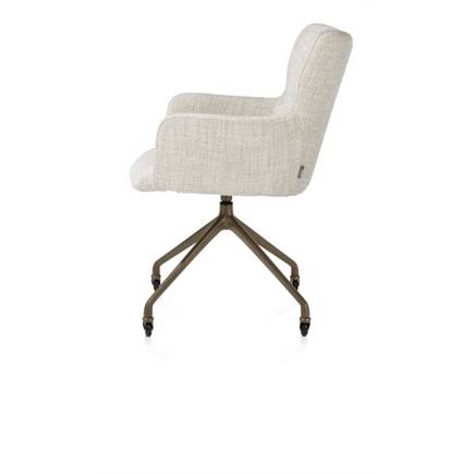 XOOON wielen - alu frame in steelbrown - stof Luton Creme