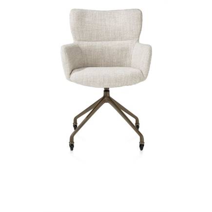 XOOON wielen - alu frame in steelbrown - stof Luton Creme