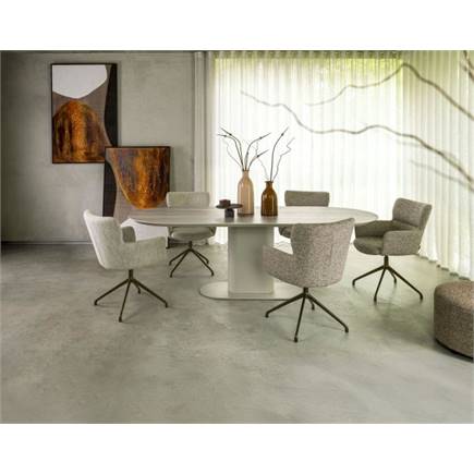 XOOON 4-pootjes graphiet - stof Oregon Beige