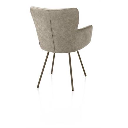 XOOON 4-pootjes steelbrown - stof Oregon Beige