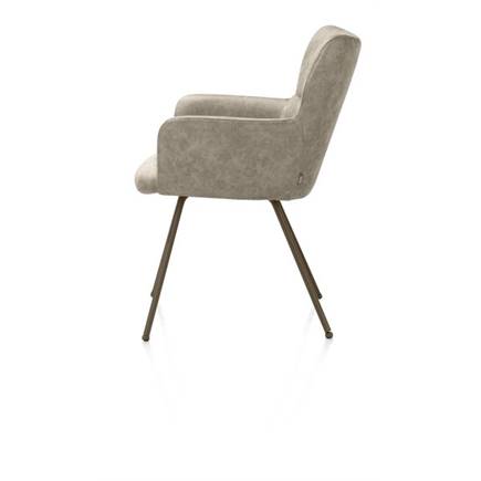XOOON 4-pootjes steelbrown - stof Oregon Beige