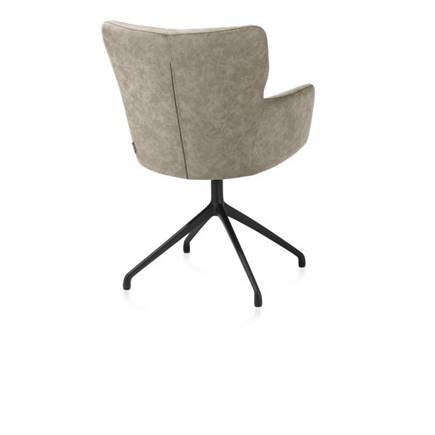 XOOON draaibaar - rough off black - stof Oregon Beige