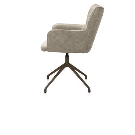 XOOON draaibaar - steelbrown - stof Oregon Beige