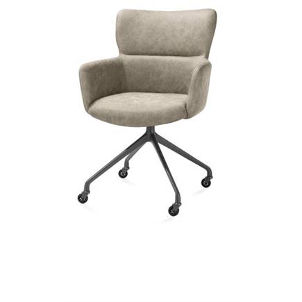 XOOON wielen - alu frame in graphiet - stof Oregon Beige