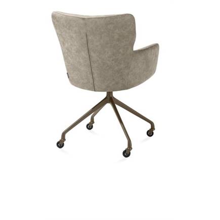 XOOON wielen - alu frame in steelbrown - stof Oregon Beige