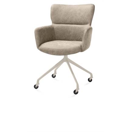 XOOON wielen - alu frame in creme - stof Oregon Beige