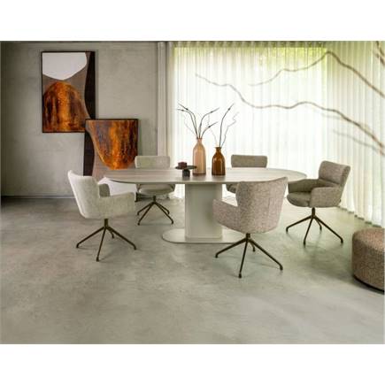 XOOON wielen - alu frame in creme - stof Luton Koper