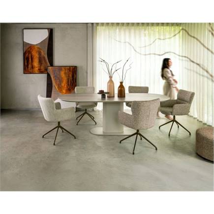 XOOON wielen - alu frame in creme - stof Luton Koper