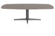 XOOON SALUTI ronde tafel EETKAMERTAFEL OVAAL 240 X 110 CM. - CENTRALE POOT - GRAPHIET Lava