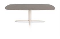 XOOON SALUTI ronde tafel EETKAMERTAFEL OVAAL 210 X 105 CM. - CENTRALE POOT - CRÈME Lava