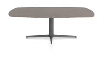XOOON SALUTI ronde tafel EETKAMERTAFEL OVAAL 210 X 105 CM. - CENTRALE POOT - GRAPHIET Lava