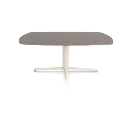 XOOON EETKAMERTAFEL OVAAL 180 X 105 CM. - CENTRALE POOT - CRÈME Lava