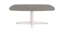 XOOON SALUTI ronde tafel EETKAMERTAFEL OVAAL 180 X 105 CM. - CENTRALE POOT - CRÈME Lava