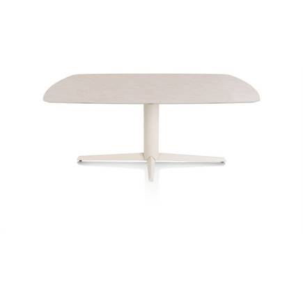 XOOON EETKAMERTAFEL OVAAL 180 X 105 CM. - CENTRALE POOT - CRÈME Light Sand