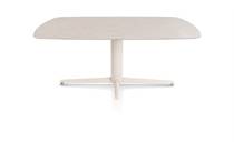 XOOON SALUTI ronde tafel EETKAMERTAFEL OVAAL 180 X 105 CM. - CENTRALE POOT - CRÈME Light Sand