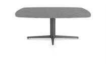 XOOON SALUTI ronde tafel eetkamertafel ovaal 180 x 105 cm. - centrale poot - graphiet Antraciet