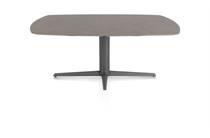 XOOON SALUTI ronde tafel EETKAMERTAFEL OVAAL 180 X 105 CM. - CENTRALE POOT - GRAPHIET Lava