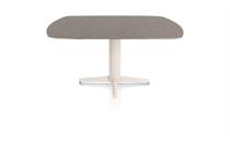 XOOON SALUTI ronde tafel EETKAMERTAFEL OVAAL 150 X 105 CM. - CENTRALE POOT - CRÈME Lava