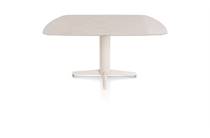 XOOON SALUTI ronde tafel EETKAMERTAFEL OVAAL 150 X 105 CM. - CENTRALE POOT - CRÈME Light Sand