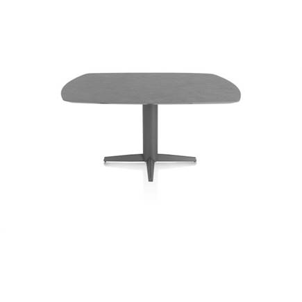 XOOON eetkamertafel ovaal 150 x 105 cm. - centrale poot - graphiet Antraciet