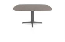 XOOON SALUTI ronde tafel EETKAMERTAFEL OVAAL 150 X 105 CM. - CENTRALE POOT - GRAPHIET Lava