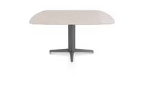 XOOON SALUTI ronde tafel EETKAMERTAFEL OVAAL 150 X 105 CM. - CENTRALE POOT - GRAPHIET Light Sand