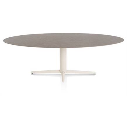 XOOON ELLIPS 240 X 110 CM. - CENTRALE POOT - CRÈME Lava