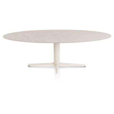 XOOON ELLIPS 240 X 110 CM. - CENTRALE POOT - CRÈME Light Sand