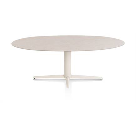 XOOON ELLIPS 210 X 105 CM. - CENTRALE POOT - CRÈME Light Sand