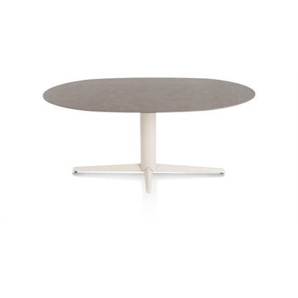 XOOON ELLIPS 180 X 105 CM. - CENTRALE POOT - CRÈME Lava