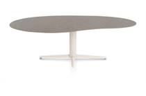 XOOON SALUTI eetkamertafel ORGANISCH 240 X 120 CM. - CENTRALE POOT - CRÈME Lava