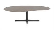 XOOON SALUTI eetkamertafel ORGANISCH 240 X 120 CM. - CENTRALE POOT - ROUGH OFF BL Lava