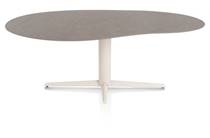 XOOON SALUTI eetkamertafel ORGANISCH 210 X 120 CM. - CENTRALE POOT - CRÈME Lava