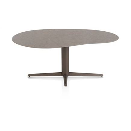 XOOON ORGANISCH 180 X 120 CM. - CENTRALE POOT - STEELBROWN Lava