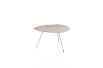 XOOON 68 x 68 cm - 3 pootjes - crème salontafel