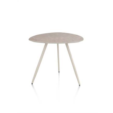 XOOON 53 x 53 cm - 3 pootjes - crème