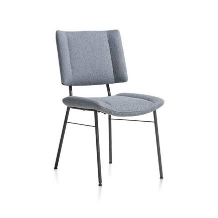 XOOON zwarte poten - stof ponti Skyblue