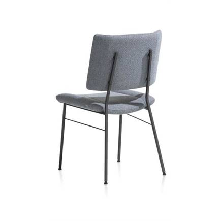 XOOON zwarte poten - stof ponti Skyblue