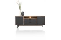 XOOON 200 cm - 2-deuren + 2-laden + 2-niches (+ LED) dressoir