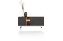 XOOON 170 cm - 3-deuren + 1-lade + 2-niches (+ LED) dressoir