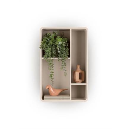 XOOON Wand-element 85 cm. - mdf gelakt Creme