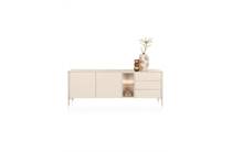 XOOON TRENTINO dressoir 210 cm. - 2-deuren + 3-laden + 2-niches Creme