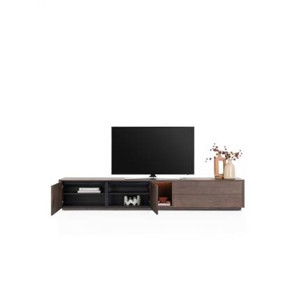 XOOON Lowboard 270 cm. - 2-deuren + 2-laden + 1-niche Clay