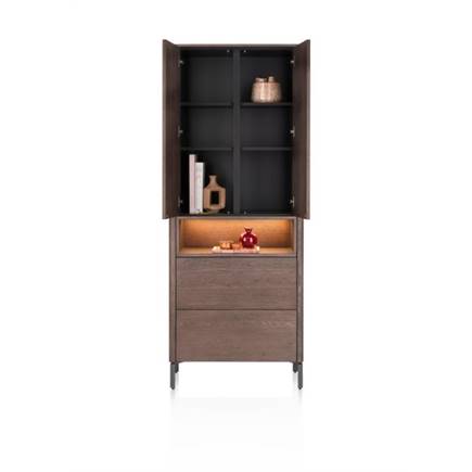 XOOON 75 cm. - 2-deuren + 2-laden Clay