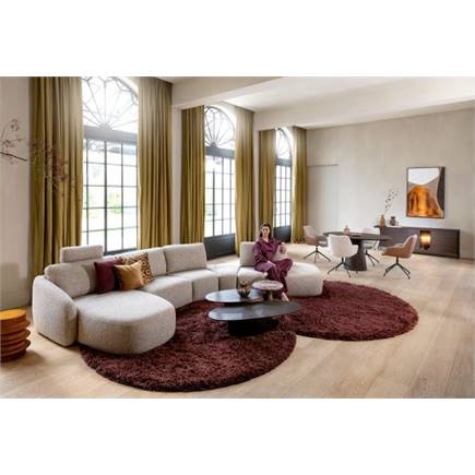 XOOON 75 cm. - 2-deuren + 2-laden Natural