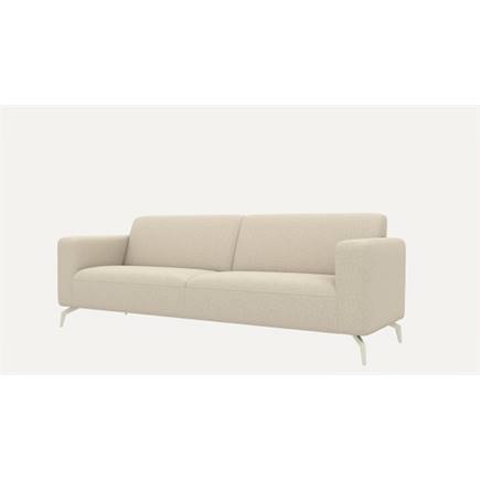 XOOON 4-zits - poot 16 cm. silk grey + pocket - brioni