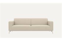 XOOON TWIST bank 4-zits - poot 16 cm. silk grey + pocket - brioni