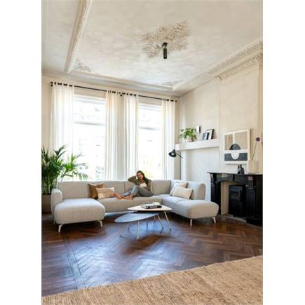 XOOON 2.5-zits - poot 16 cm. silk grey + pocket - brioni