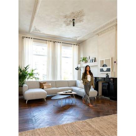 XOOON 2.5-zits - poot 16 cm. silk grey + pocket - brioni